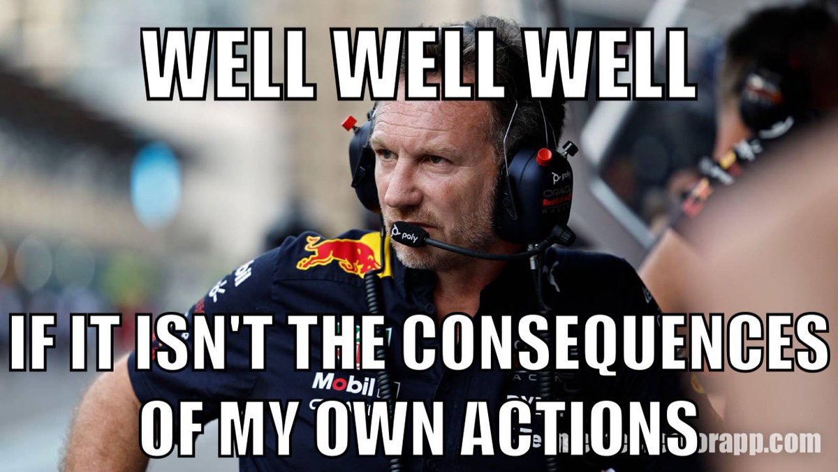 BradleyPhilpot's tweet image. Christian Horner realising he helped create this version of Max Verstappen: