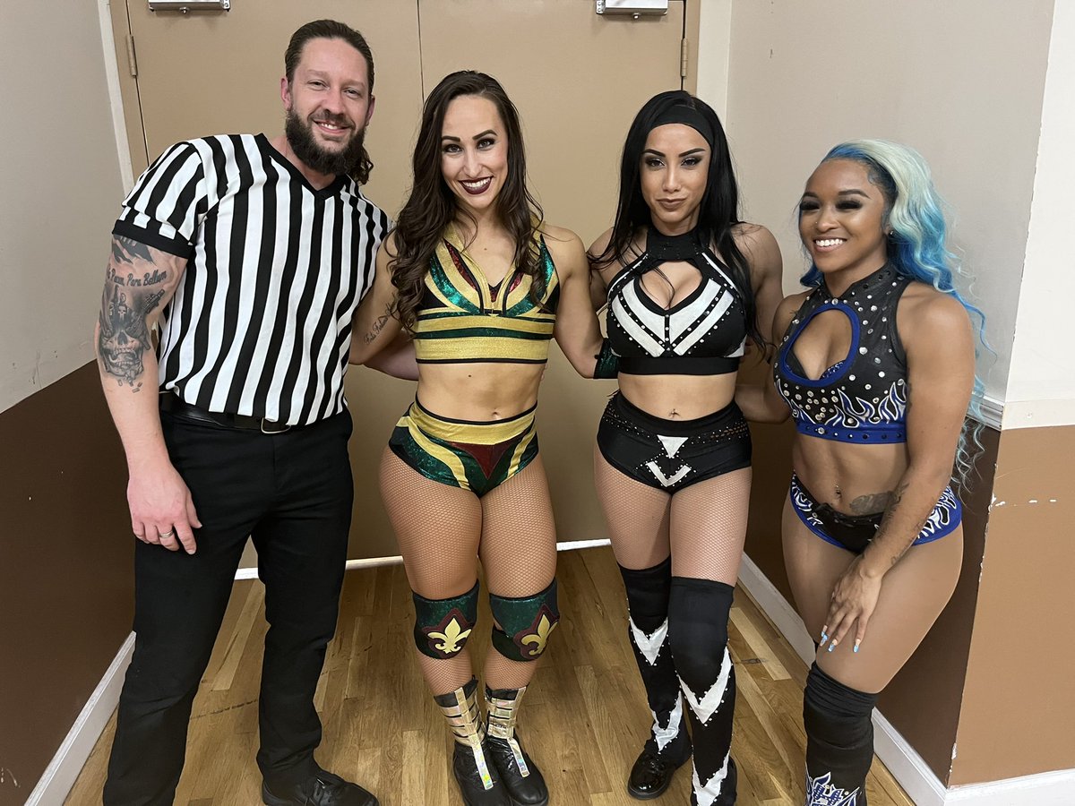 Ashley_DAmboise's tweet photo. Thank you Baddies, and thank you @Jade_Cargill for letting your baddies collaborate with me at the @bigeventny 💪🏼 Another win, another step closer to that CCW belt ⚜️ 😌
@HoganKnowsBest3 @Miss_LeilaGrey @MisterRuda218 https://t.co/a64q6ymJPp