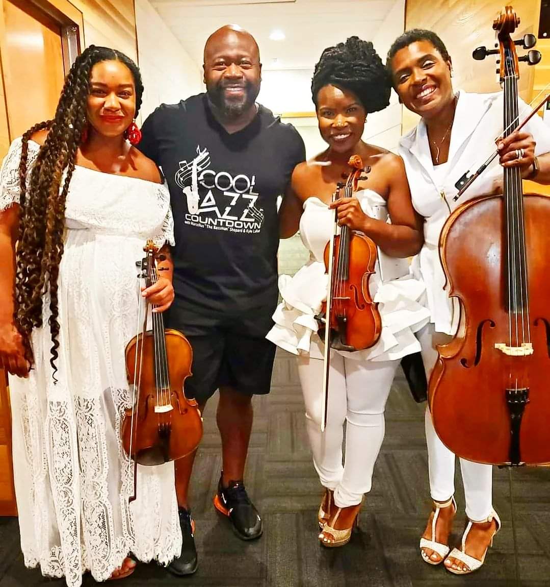 AquilMizan's tweet photo. Happy Birth Anniversary to #violinist @MissIsadorable of @TheStringQueens 2nd from the right with @themanwiththevo! https://t.co/28xVT2yZwn
#strings #blackgirlsrock #TheStringQueens #classicallyblack #violin #blackviolinist #blackcellist #blackgirlmagic #KendallIsadore #cello https://t.co/8fPkc8dfVb