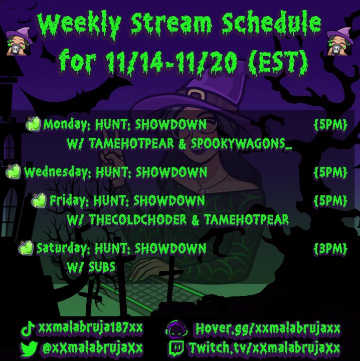 xXmalabrujaXx's tweet photo. this week we doin sick collabs AND sub games! see yall this week 💚🔮💫 https://t.co/DKIT8YMWe6