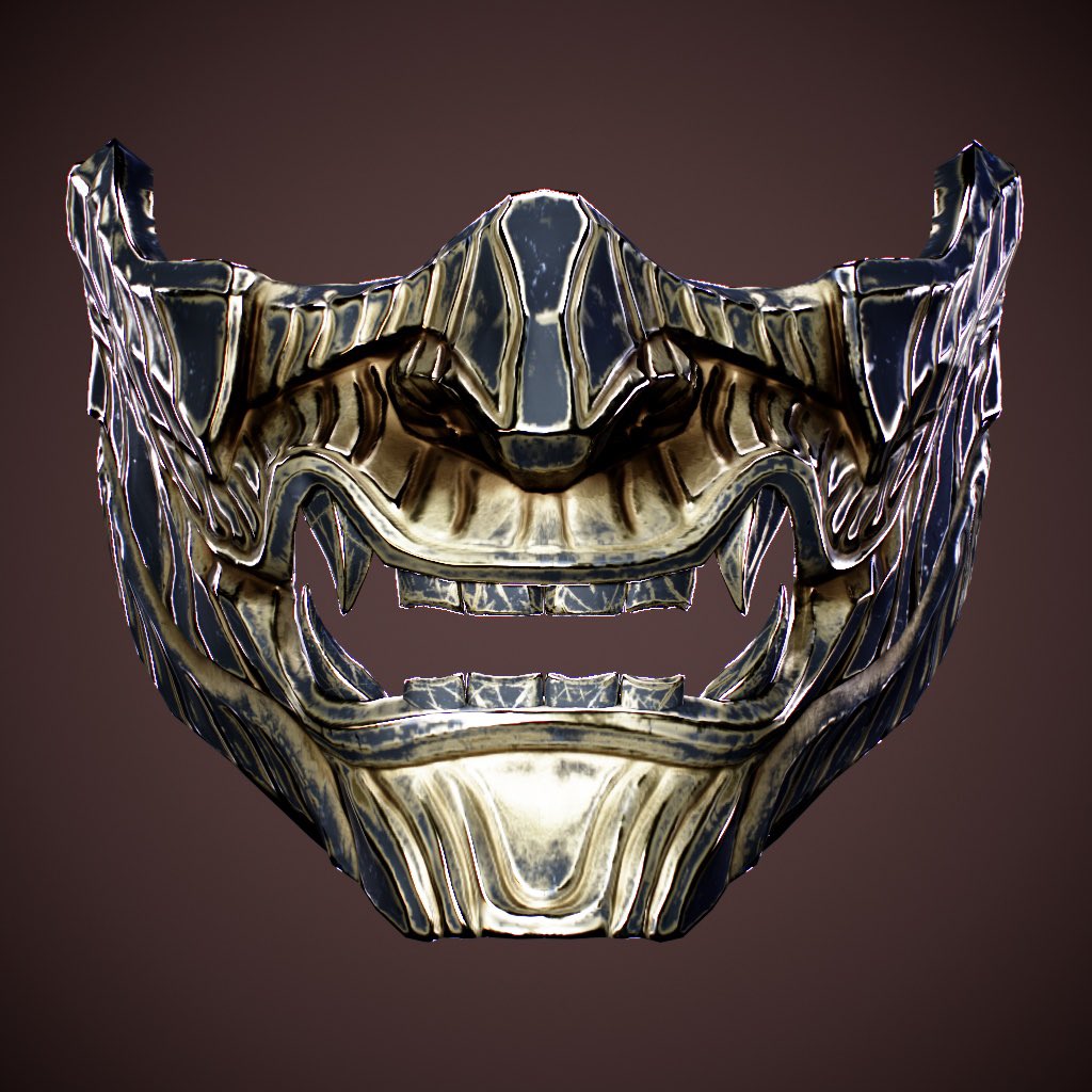 IceyS0L's tweet photo. ONI mask. Running an event to determine which tier gets this. Visit our discord for more information. https://t.co/dOsDH10s3X