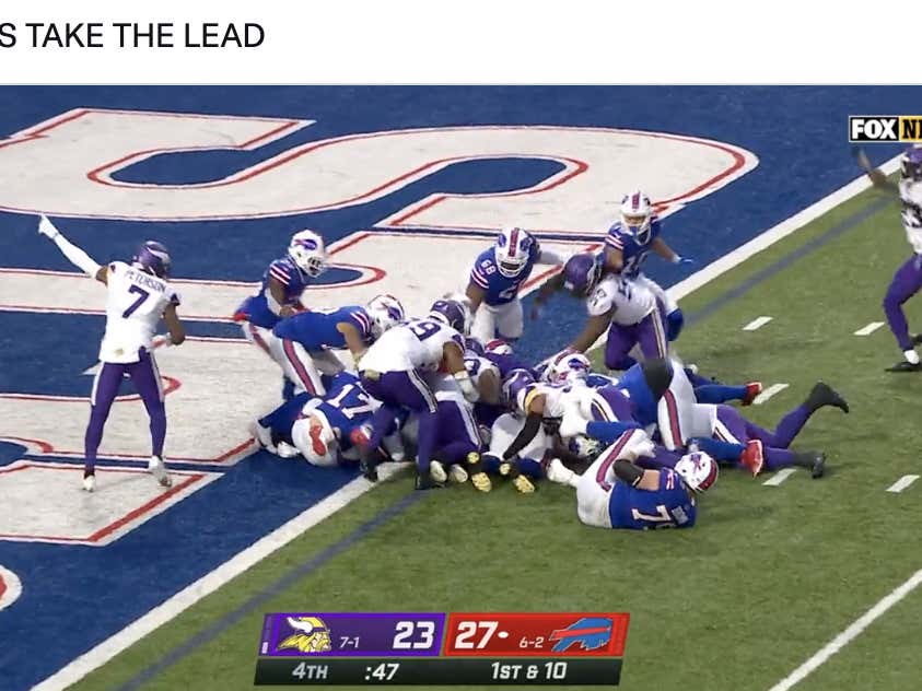 Barstool Sports on Twitter "The Vikings Bills Regulation Ending Was So