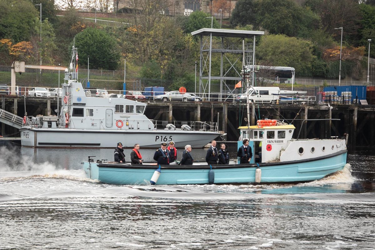 Thank you to all of the vessels taking part in our #RemembranceSunday flotilla on the Tyne today <a href="/Port_of_Tyne/">Port of Tyne</a>, <a href="/NEMaritime/">nemaritimetrust</a>, Red Seal Rescue and various private vessels.  #LestWeForget