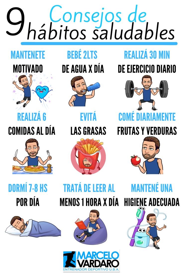 Acabamos la semana con una serie de 9 consejos de hábitos saludables que no viene mal recordar  y aplicar diariamente. #22121_UIB @EF_saludable_UIB