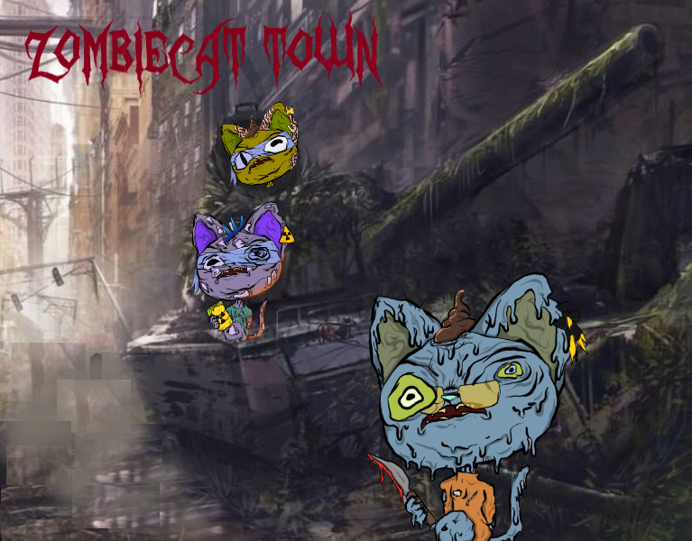 Stupid animals that called themselves humans left a lot of iron and funny toys behind. Welcome to #zombiecattown ! Let's play together !🎊🎉
🎁1-AirDrop 🎁for those who do this:
✅Follow : <a href="/zct_nft/">zctown</a>
✅RT and Like❤️
✅Drop your wallet number👇Results in 48 hours.
 #Polygon