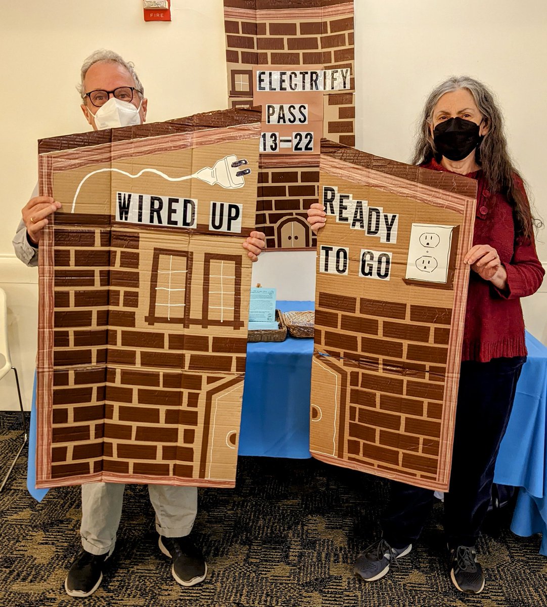 IPLdmv's tweet photo. The @TIDCShul is a synagogue in Shepherd Park whose Green Team has been calling attention to the harms of methane. @TiferethDC members who live in DC are already covered by an all-electric building code; now, members in Montgomery County are speaking out to #electrifymoco, too! https://t.co/vXw0zRU9mS