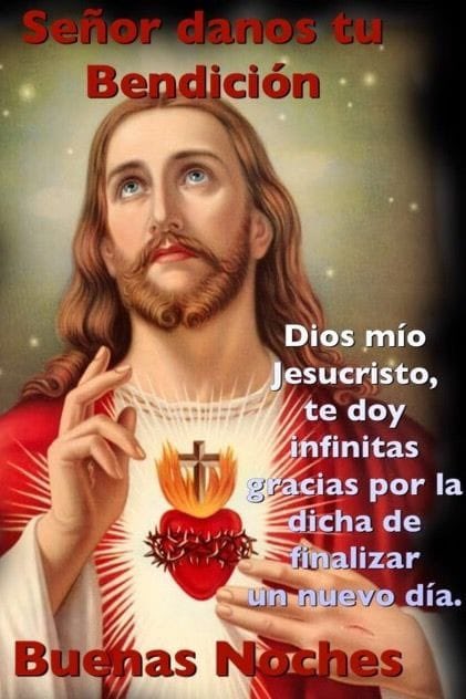 Padre Celestial dános tu bendición al finalizar éste día