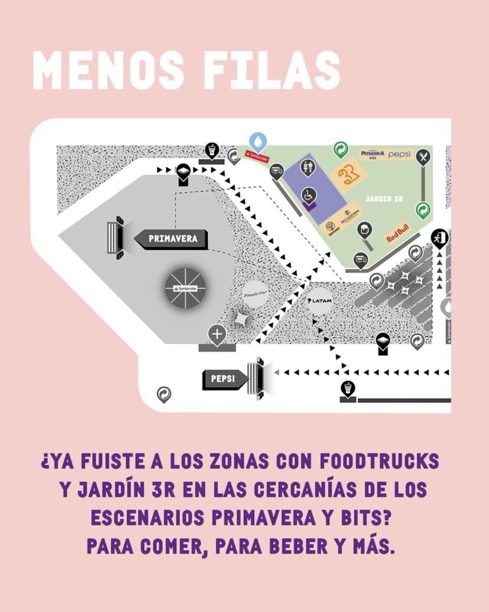 Aprovecha todo el parque ✨
#PrimaveraSoundStgo