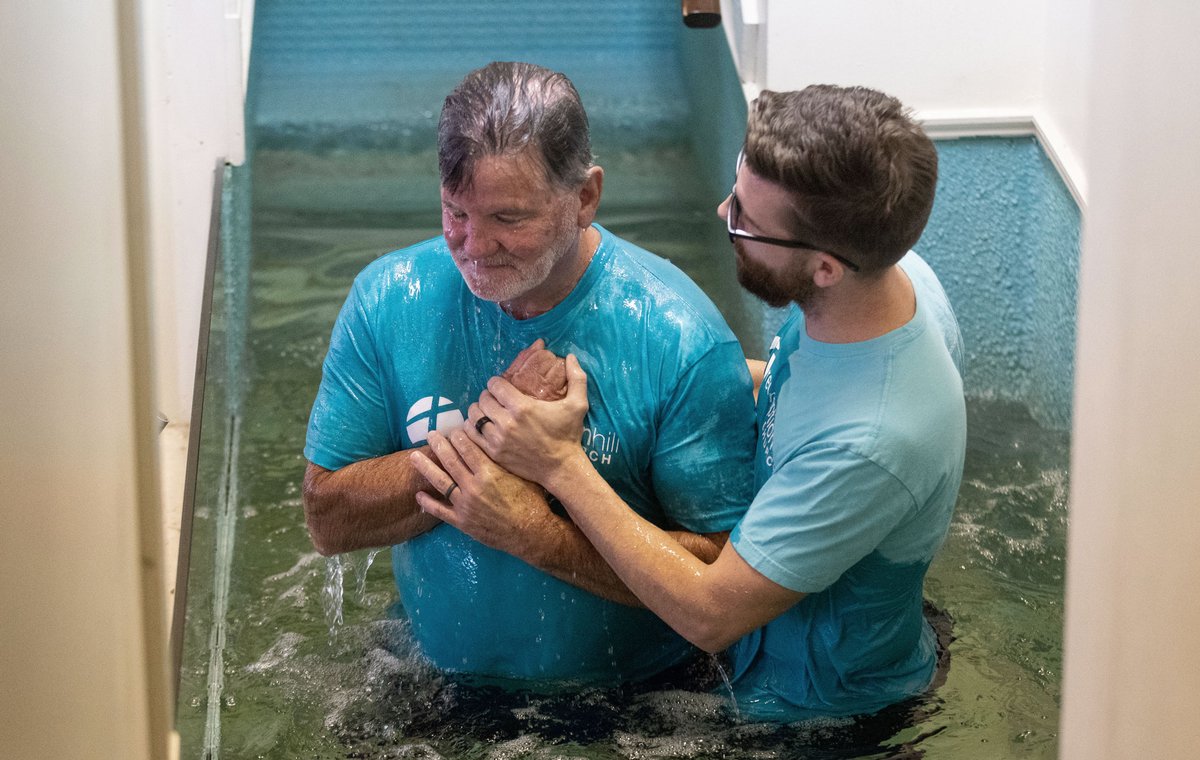 RedemptionMH's tweet photo. What a great day celebrating new life in Christ through baptism alongside First Baptist Belmont! Baptism serves as a visible reminder that in Christ Jesus the old has passed away and the new has come. - 2 Corinthians 5:17 #newcreation https://t.co/WJhBD1yLH8