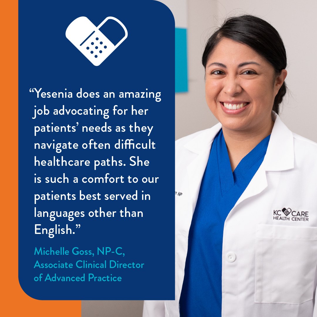 KCCAREHealth's tweet photo. Nurse practitioners play a critical role in your healthcare team! We are so grateful for Yesenia and all the NPs on the KC CARE team!
#KCCARE #NPWeek https://t.co/N9uZpRuQ3G