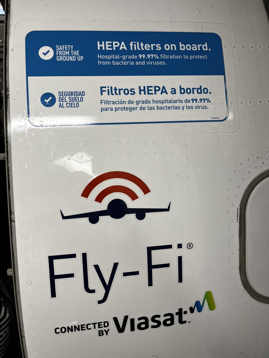 Kaikissa lentokoneissa taitaa olla hepa-suodattimet. Ainoastaan amerikkalaiset osaavat markkinoida niitä. #Korona