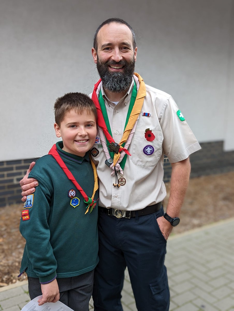 allensl81's tweet image. They scrub up quite well! #ScoutingFamily #LikeFatherLikeSon #RemembranceSunday #RemembranceDay