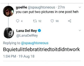 aries14449541's tweet photo. boy george when he gets asked to do anything 
#ImACeleb #boygeorge #LanaDelRey https://t.co/rOlYAP7PmB