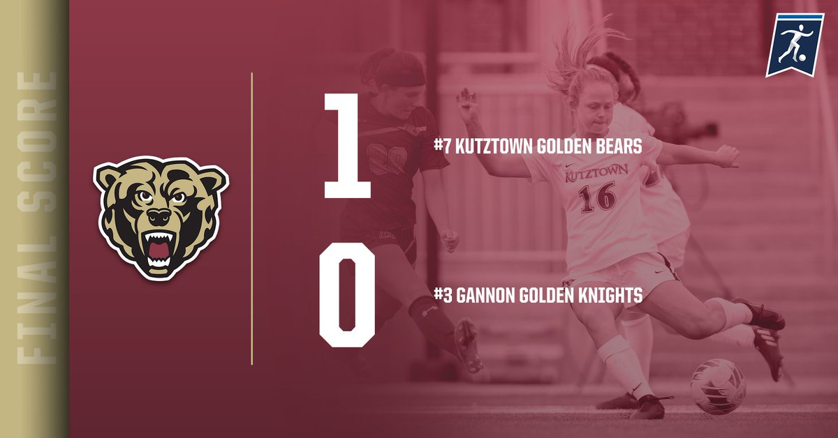 Sweet 16 🤝 <a href="/KutztownSoccer/">Kutztown Soccer</a> 

Lexy Endres' 51st minute free kick goal is the difference as the Golden Bears down Gannon and advance to the Sweet 16! #HereYouRoar