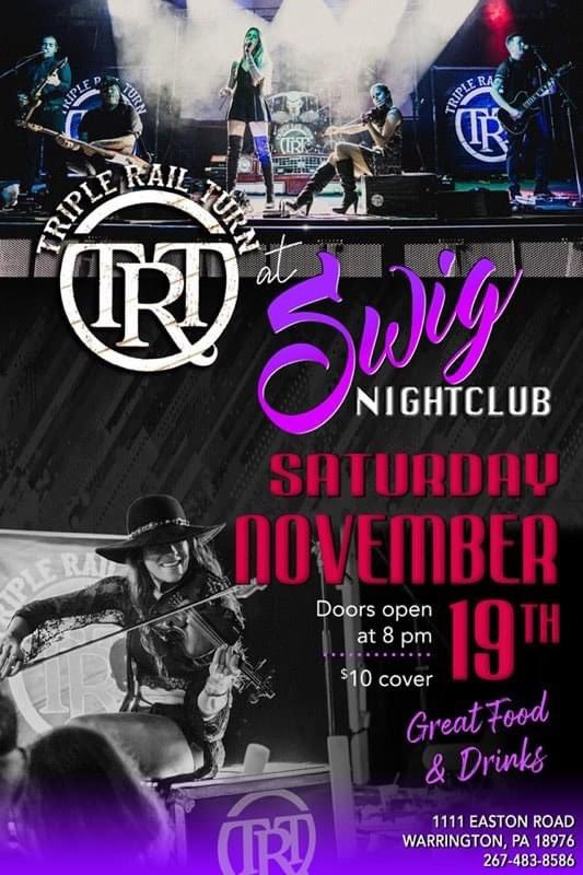 This weekend! We’re so excited to be back at Swig Night Club Saturday night!