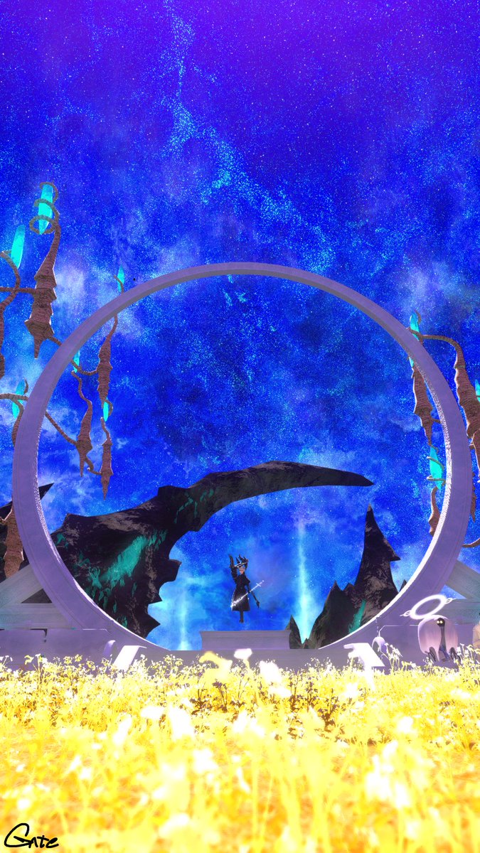 MariaReya_'s tweet photo. What a beautiful landmark. 🌙
(Omicron Beast Tribe Spoilers.)
#FFXIV https://t.co/N0aSqHk5qT