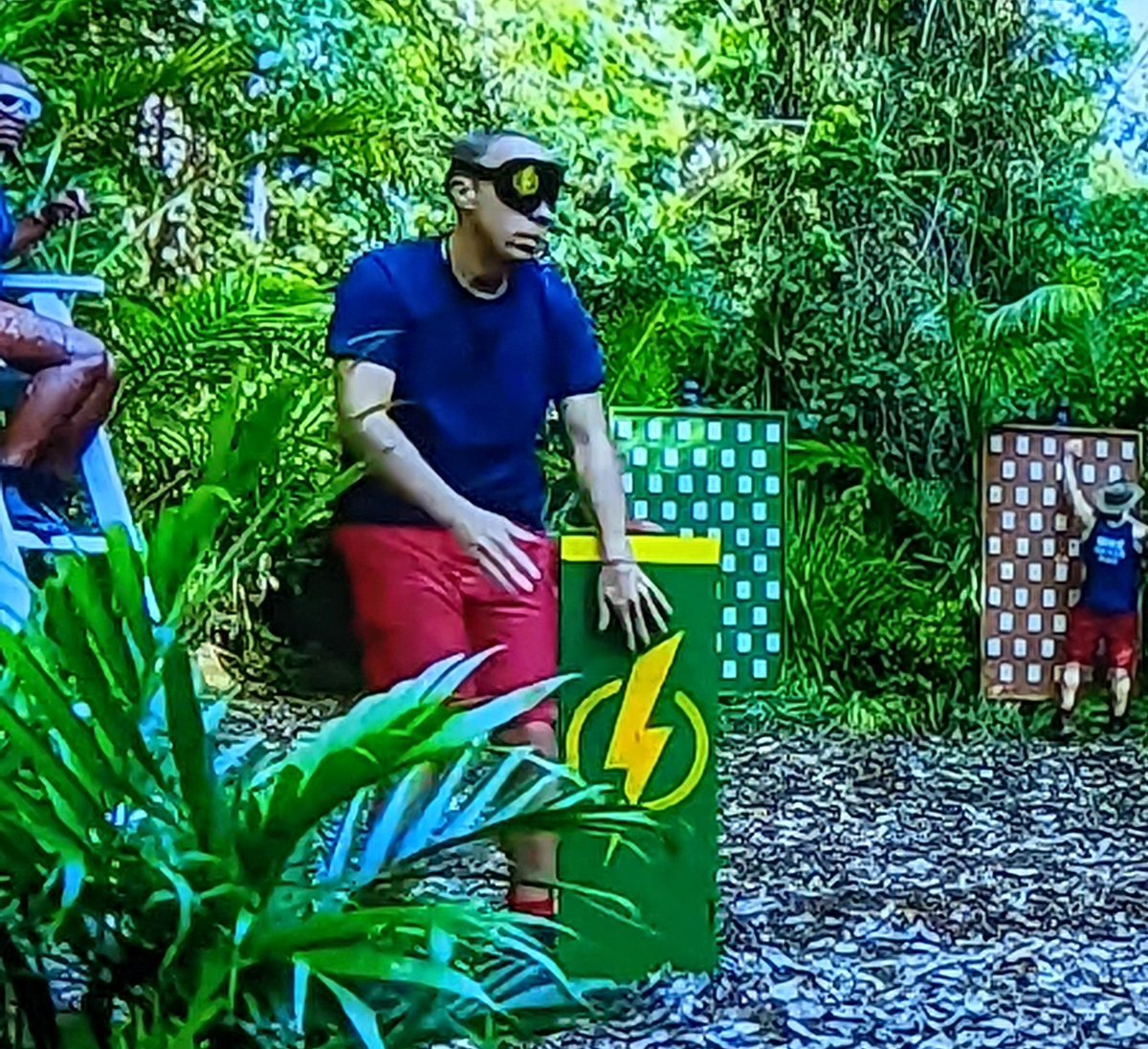 EddieBennett73's tweet photo. Matt pretending not to see the COVID guidelines last year #ImACeleb https://t.co/WWTjBvgjmK