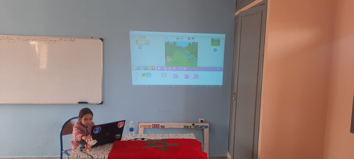 ecolemabh's tweet photo. نظم النادي التكنولوجي في مدرسة @ecolemabh تحت إشراف الاستاذ @ELBALGHITIANAS ورشة حول @ScratchJr @scratch #Boumia DP  #Midelt 
@Azyz_Harmouche @ilhamlaaziz @taalimtice @MarocEducation @MicrosoftEDU #ACW2022 #Africacodeweek @sap4good @AnthonySalcito @AchaouiHind @AfricaCodeWeek https://t.co/5UPCtjjyfM