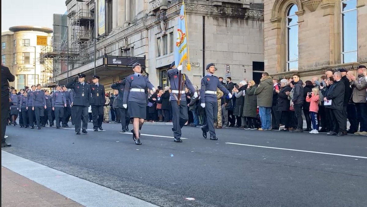 WO Greg Jennings RAFAC (@wo_tdt) on Twitter photo Very proud of the contingent of Cadets and CFAVs that represented <a href="/MerseysideWing/">Merseyside Wing</a> at the Remembrance Parade in Liverpool today! Special mention to FS <a href="/J_HDMayers/">James</a> from <a href="/306RuncornATC/">306 Runcorn ATC</a>, who carried the Wing Banner 👏🏻 #ProudWingWarrantOfficer <a href="/OCMerseyside/">OC Merseyside Wing RAFAC</a> <a href="/HS_Merseyside/">High Sheriff of Merseyside</a> <a href="/ACO_RCNORTH/">RC North - ACO</a> Very proud of the contingent of Cadets and CFAVs that represented <a href="/MerseysideWing/">Merseyside Wing</a> at the Remembrance Parade in Liverpool today! Special mention to FS <a href="/J_HDMayers/">James</a> from <a href="/306RuncornATC/">306 Runcorn ATC</a>, who carried the Wing Banner 👏🏻 #ProudWingWarrantOfficer <a href="/OCMerseyside/">OC Merseyside Wing RAFAC</a> <a href="/HS_Merseyside/">High Sheriff of Merseyside</a> <a href="/ACO_RCNORTH/">RC North - ACO</a>