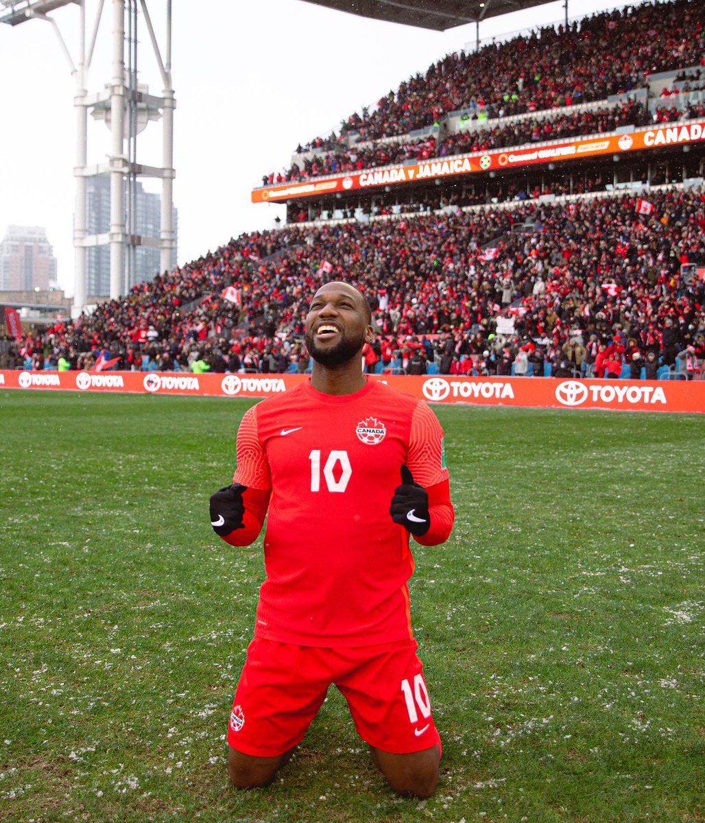 Started with a Dream , Hard work and Sacrifice … thanks to my family and everyone who helped me on this journey 🇨🇦❤️ #dreamersclub #FIFAWorldCup