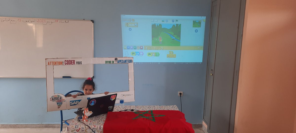 ecolemabh's tweet photo. نظم النادي التكنولوجي في مدرسة @ecolemabh تحت إشراف الاستاذ @ELBALGHITIANAS ورشة حول @ScratchJr @scratch #Boumia DP  #Midelt 
@Azyz_Harmouche @ilhamlaaziz @taalimtice @MarocEducation @MicrosoftEDU #ACW2022 #Africacodeweek @sap4good @AnthonySalcito @AchaouiHind @AfricaCodeWeek https://t.co/e100GrhtzO