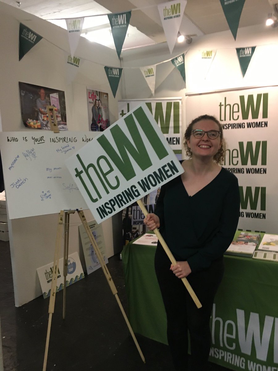Had a different hat on today - representing @londonwi at Stylist Live (@StylistEventsUK). So much fun, and a delight to chat with women interested in @WomensInstitute! #SundayFunday #OutAndAbout
