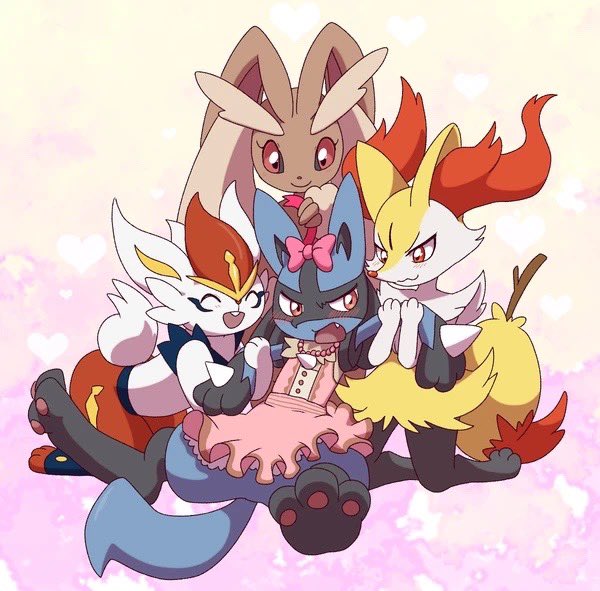 braixen-and-lucario