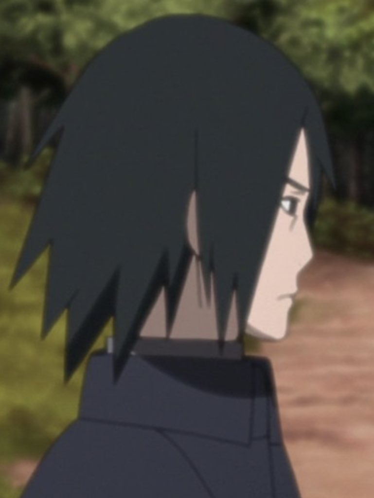 sunimagee's tweet photo. excuse me but what the fuck is this?! they keep ruining Sasuke. hate speech against noses. 

Boruto:                       Shippuden: https://t.co/DAEoMUXleI