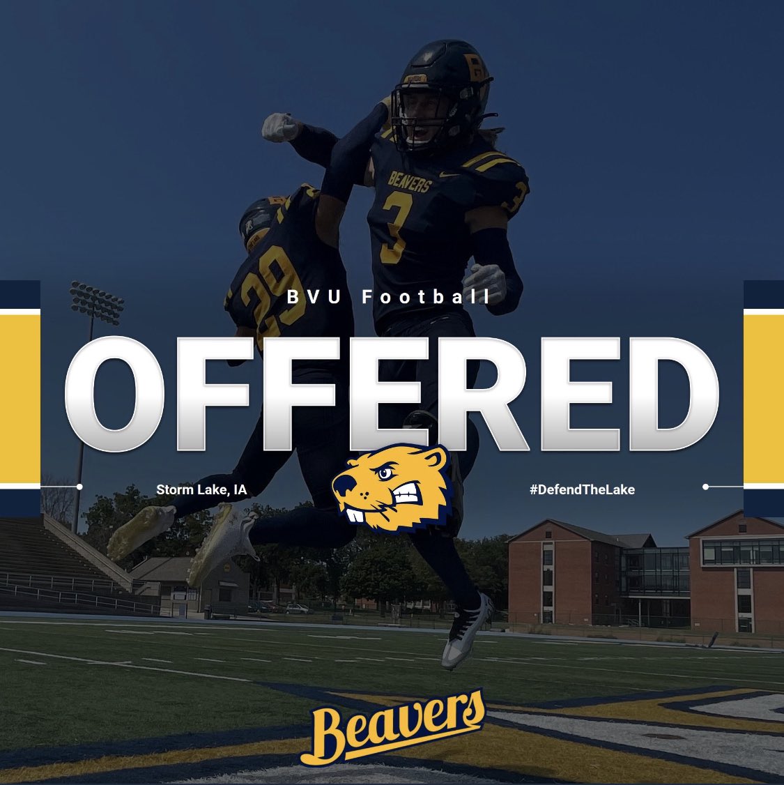 Blessed to receive my 3rd offer from <a href="/BVUFootball/">Beaver Football</a> @CoachAdams_BVU