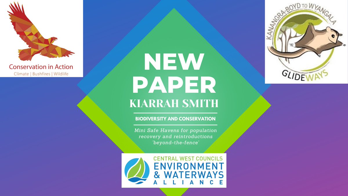 Rainforest Connections 2024 (@rconnections24) on Twitter photo Kiarrah Smith from ANU Fenner School of Environment & Society was the inaugural winner of the #CIA2022 #K2W student award for her presentation on Mini Safe Havens. The paper on this work has just been published in Biodiversity and Conservation:
link.springer.com/article/10.100… Kiarrah Smith from ANU Fenner School of Environment & Society was the inaugural winner of the #CIA2022 #K2W student award for her presentation on Mini Safe Havens. The paper on this work has just been published in Biodiversity and Conservation:
link.springer.com/article/10.100…