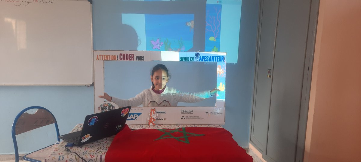 ecolemabh's tweet photo. نظم النادي التكنولوجي في مدرسة @ecolemabh تحت إشراف الاستاذ @ELBALGHITIANAS ورشة حول @ScratchJr @scratch #Boumia DP  #Midelt 
@Azyz_Harmouche @ilhamlaaziz @taalimtice @MarocEducation @MicrosoftEDU #ACW2022 #Africacodeweek @sap4good @AnthonySalcito @AchaouiHind @AfricaCodeWeek https://t.co/BpGDjl5G8z