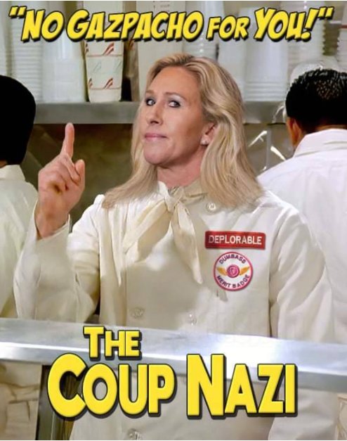 Scubydo_ny's tweet photo. @RepMTG #Margie3Toes
#NaziMarge
#MTGreene
#BigLie
#DCPipeBomber
#LockHerUp
#MAGAtsAreMorons https://t.co/XvE1elB7Ym