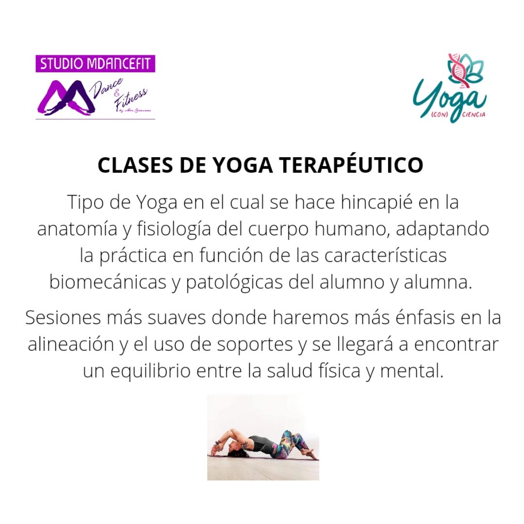 MdanceF's tweet photo. ➡️ Vinyasa Yoga 
Lunes y miércoles - 20.30h
➡️ Yoga Terapéutico 
Martes y jueves - 10.00h

Yoga con Ciencia con Zoraida Escalona

#cuerpoymente #yogaconciencia 
#vinyasa #terapeutico https://t.co/0Dmtd1MI04