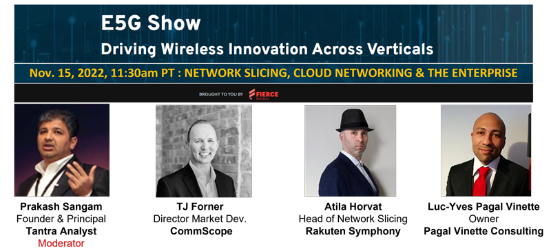 MyTechMusings's tweet photo. 3 speakerships next week at @FierceWireless #E5G & @rcrwirelessnews #MobileEdgeFourm
https://t.co/JJGlQ1e3QL
w/@PeterCohenRCR, Steve of @BeldenInc, @HanenGarcia of @RedHat, @msherwood of @CityOfLasVegas, Howard of @QuantaQCT, TJ of @CommScope, Atila of @RakutenSymphony $comm https://t.co/qOpDDA0Lls