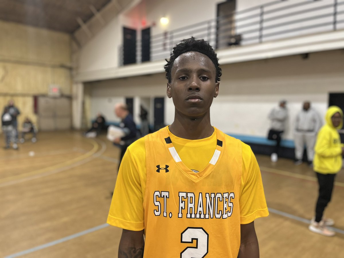 ColbyGHoops's tweet photo. Exceptional outing for @Pitt_MBB commit Carlton Carrington (27PTS) as he lifts @SFA_Basketball over a scrappy @SHA_EaglesBBall team. ‘25 Tyler Jackson finishes with 20PTS to follow Carrington. 

A lot to like from ‘24 Ralph Martino (20PTS), who found his mark early from deep https://t.co/u5YxhfwIyC