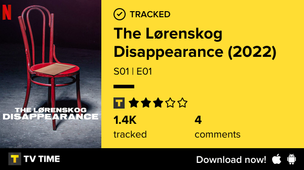 DjSPyindamix's tweet photo. I've just watched episode S01 | E01 of The Lørenskog Disappearance (2022)! https://t.co/9U5XLfHGq9 #tvtime https://t.co/9H0RyNAJbY