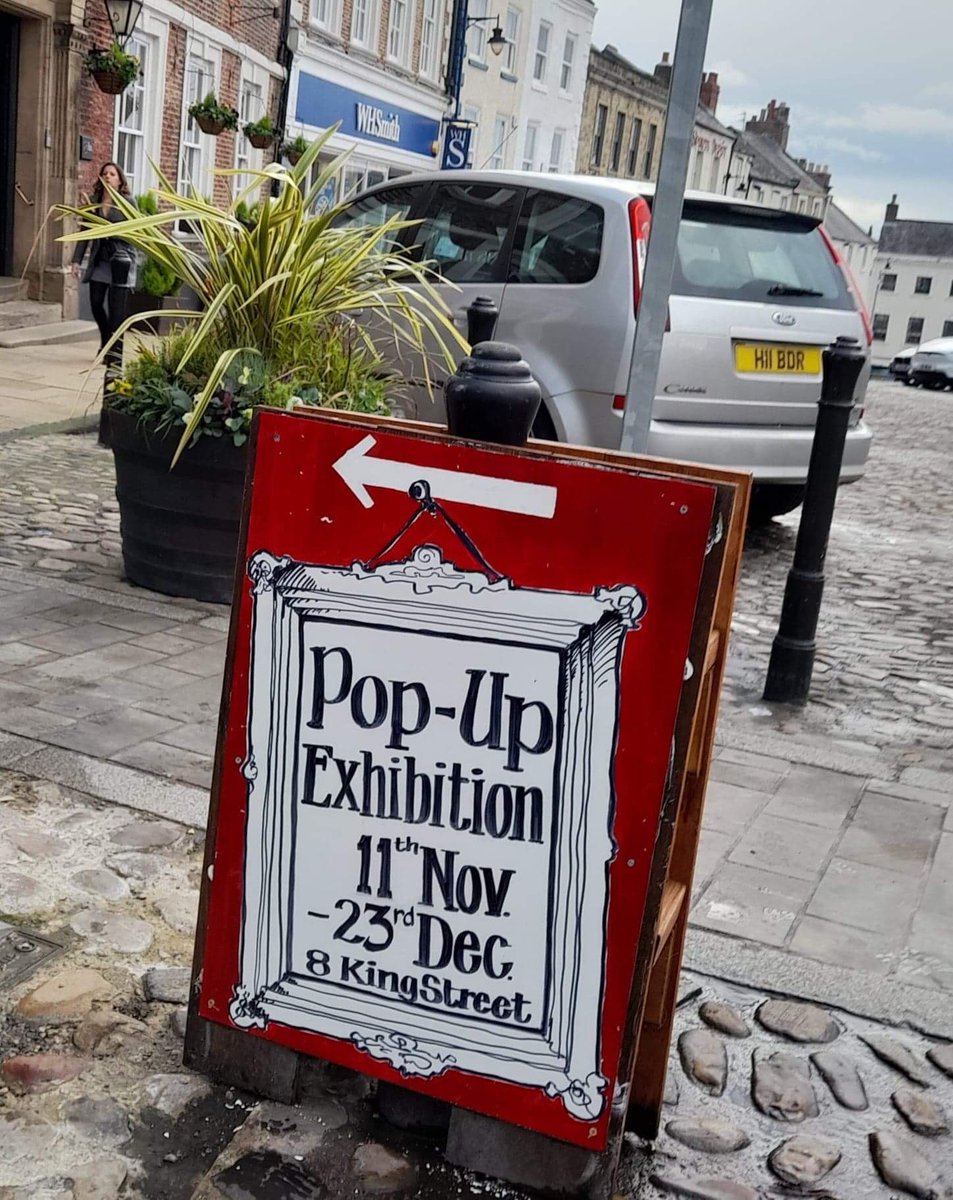 Joined forces with Jo Garlick and Maxine Ahmed to create a pop-up gallery in Richmond, North Yorkshire. Open 10am-4pm, Tuesdays- Sundays until 23rd December.  I’m a Leyburn lass through and through but it’s very exciting to bring our work to Richmond too #Richmond #gallery