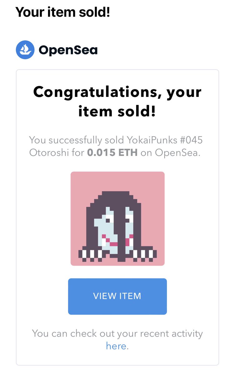 二次流通のご報告🌈

akaoni(<a href="/akaoni_nft/">akaoni.eth (赤鬼👹) | Punks v2始動 | NFT / Yokai / 妖怪</a> )さんのYokaiPunks #045 Otoroshi がわたって行きました👹👏

ホルダーでなくなるとまた別の作品が欲しくなってしまう🤤
ありがとうございました🙇‍♂️