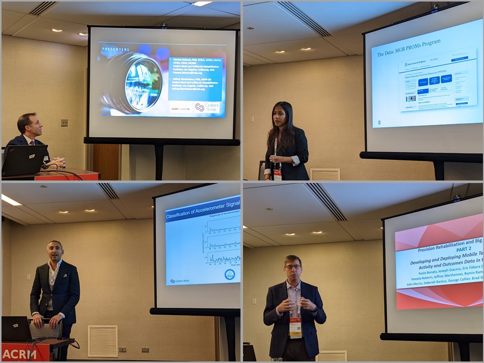 Great symposium on #BigData in precision #medicine and #rehabilitation at #ACRM2022