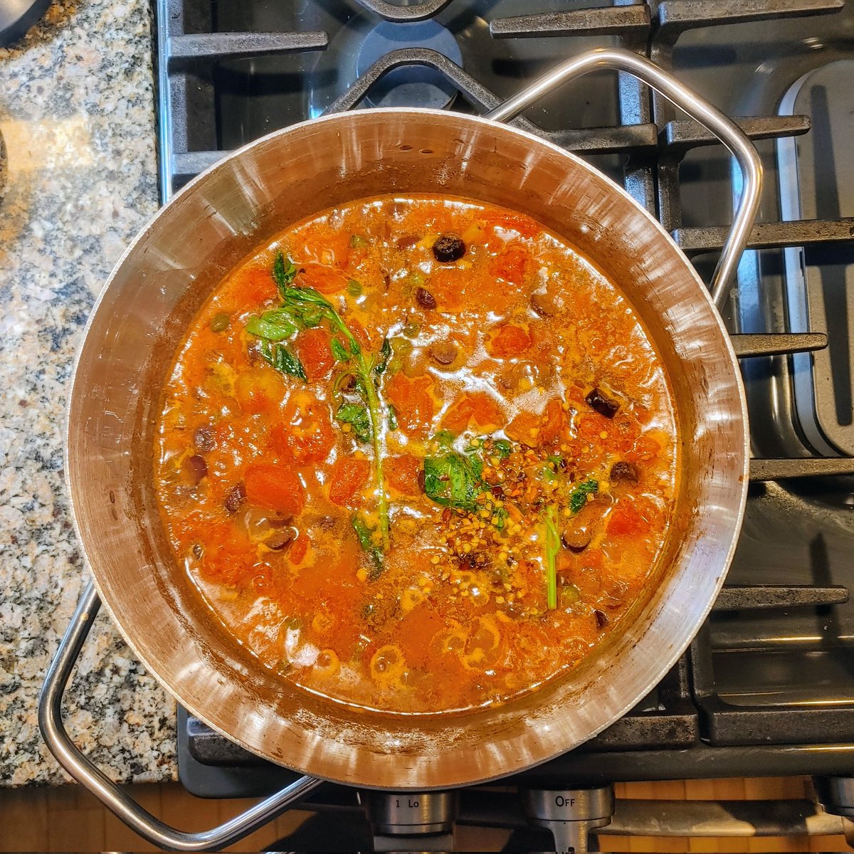 A bit of puttanesca on a cool evening!