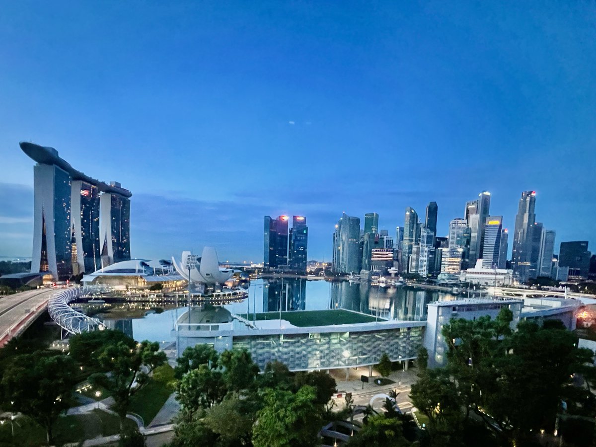 TatumSalesforce's tweet photo. This is how Singapore greeted me this morning! What an amazing country and city. I'm excited to get the week started. I have the privilege of speaking at the Stack 2022 Developer Conference and meeting with our amazing government customers. (https://t.co/oi0UCZjuWM) https://t.co/wVQ9PT71nW