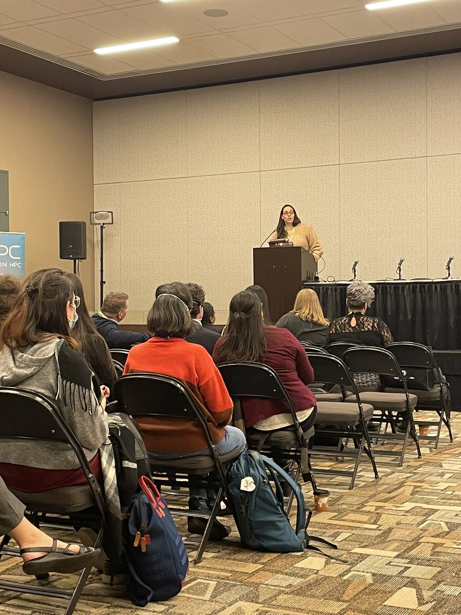 Bringing us home <a href="/Supercomputing/">SC25</a> #SC22 is Fernanda Foertter talking about identifying and tackling toxic environments.