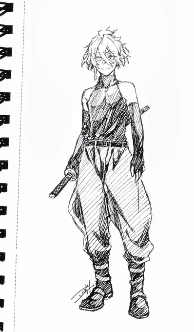 ⚠️捏造フリート✍️

政府刀麿の手合わせ服装(背中は開いてない) 