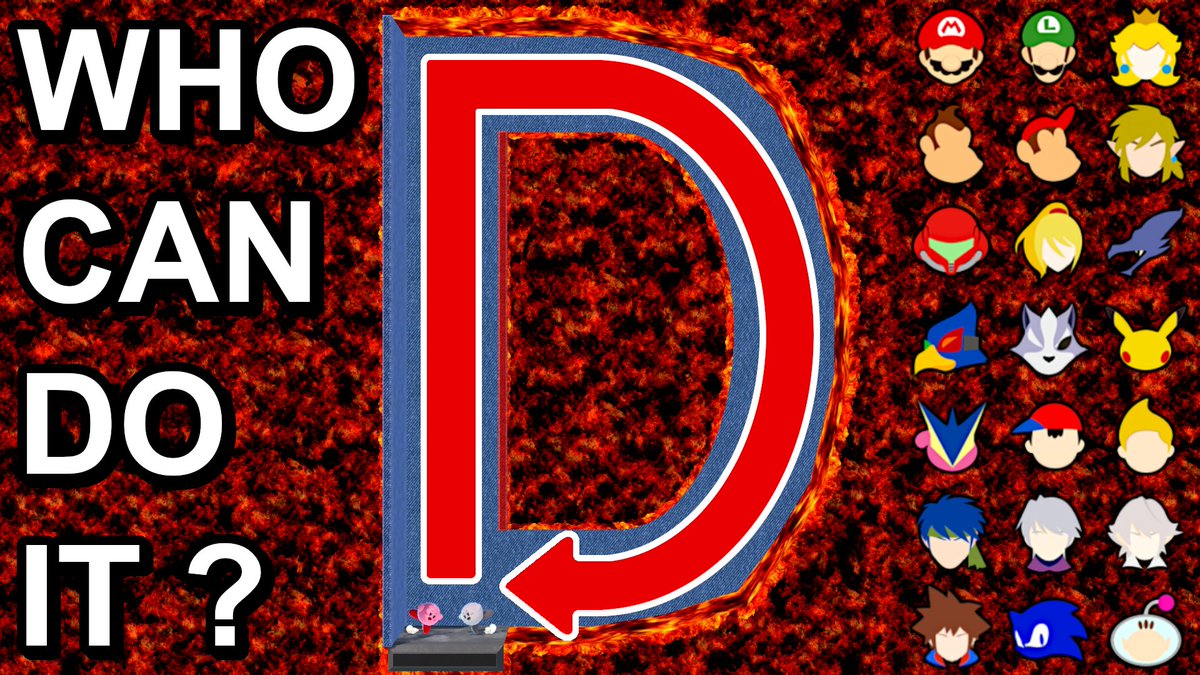Its a D !

-&gt;youtu.be/IYIDgMgum-A

#SuperSmashBrosUltimate #SuperSmashBros #Nintendo #NintendoSwitch #StageSmashBros #Challenge #WhoCanMakeIt #スマブラSP