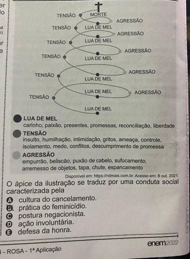 anajadebeatriz's tweet image. E essa questão sobre feminicídio no enem 2022? Muito bom, temos que falar com nossos meninos e meninas sobre esse assunto tão caro para nós! 💜