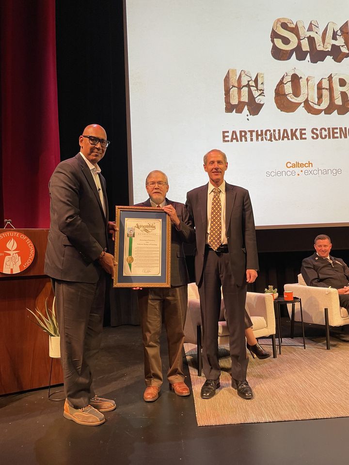 ChrisHoldenNews's tweet image. Yesterday, I participated on a panel discussion at @Caltech called “Shaking in Our Seats” to speak about the importance of bridging the relationship between policymakers, emergency responders and scientists. @DrLucyJones  #informedpolicy #science #emergencyresponse
