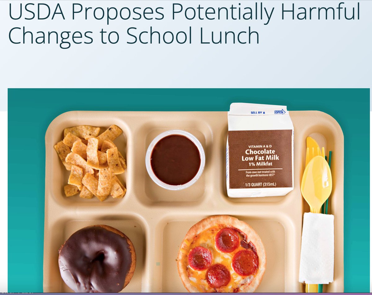 USDA Proposes Potentially Harmful Changes to School Lunch