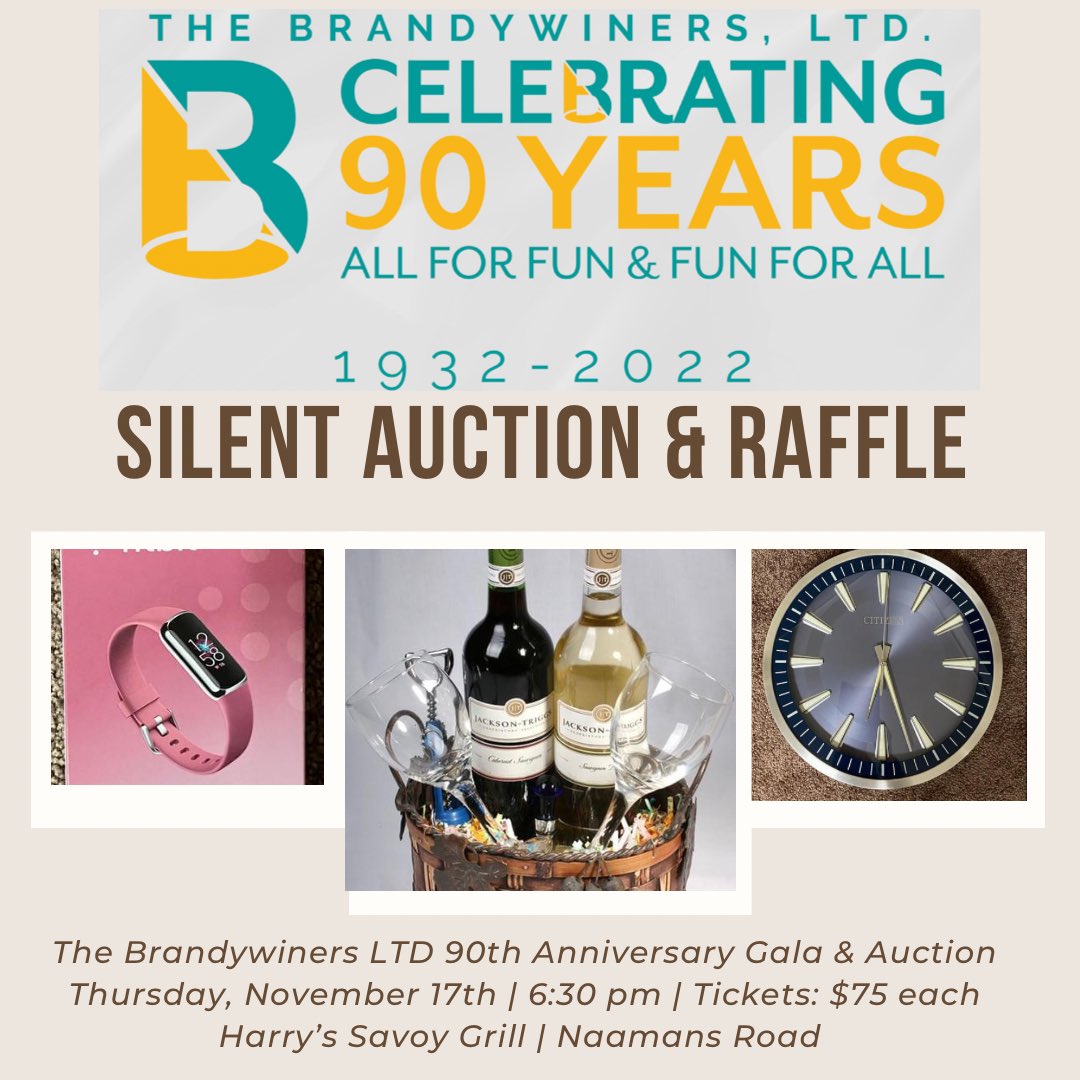 BrandywinersL's tweet photo. On Thursday, Nov 17th, The Brandywiners Ltd will celebrate 90 years of presenting robust theatrical & chorale performances in the Delaware area. This is a major milestone for a nonprofit ARTS charity. To learn more, visit https://t.co/SfMNbutCZv.
#NetDE #WDEL @LtGovernorDE #WILM https://t.co/gXfmUFcM9T