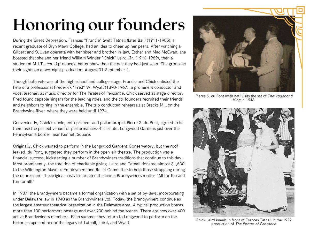 BrandywinersL's tweet photo. On Thursday, Nov 17th, The Brandywiners Ltd will celebrate 90 years of presenting robust theatrical & chorale performances in the Delaware area. This is a major milestone for a nonprofit ARTS charity. To learn more, visit https://t.co/SfMNbutCZv.
#NetDE #WDEL @LtGovernorDE #WILM https://t.co/gXfmUFcM9T