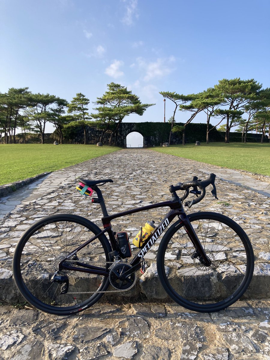 good morning okinawa‼️
今日はリカバリーな古宇利島ライド‼️
ゆるゆるで行くぜ‼️😆
（まだ足痛いわ）
#ロードバイク #沖縄サイクリング #specialized #specializedroubaix